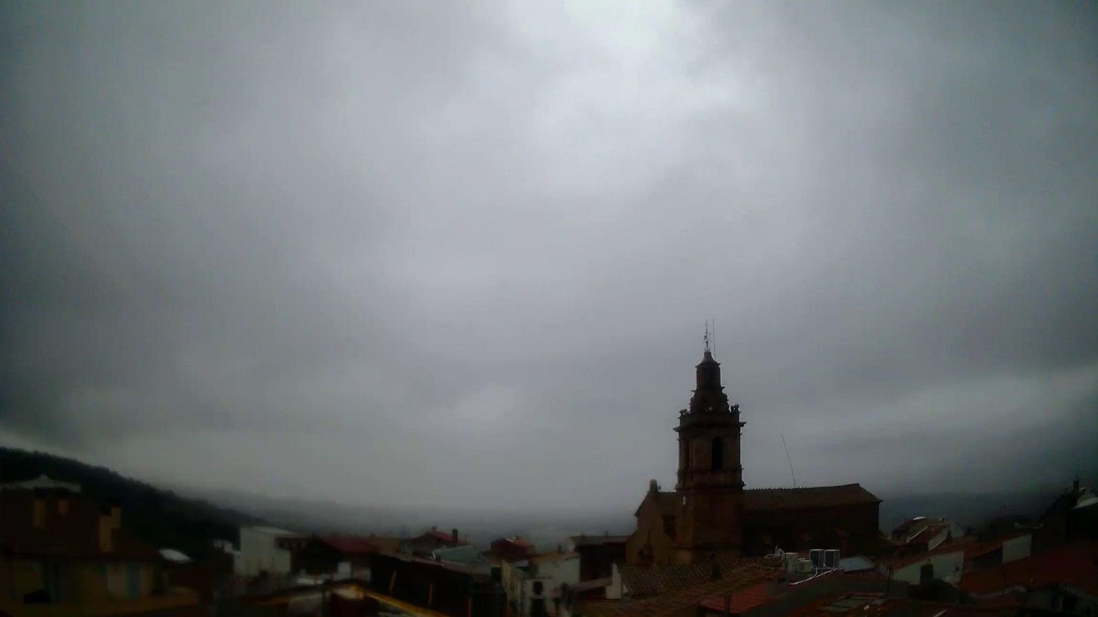 Plou a Vilanova d'Alcolea, a la Plana Alta