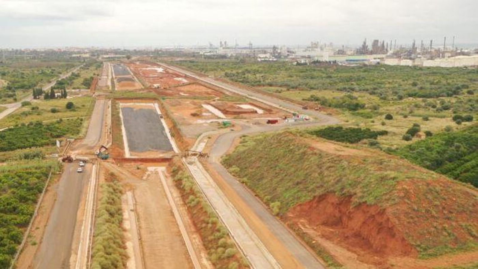 Construcció dels accessos ferroviaris pel sud al port de Castelló