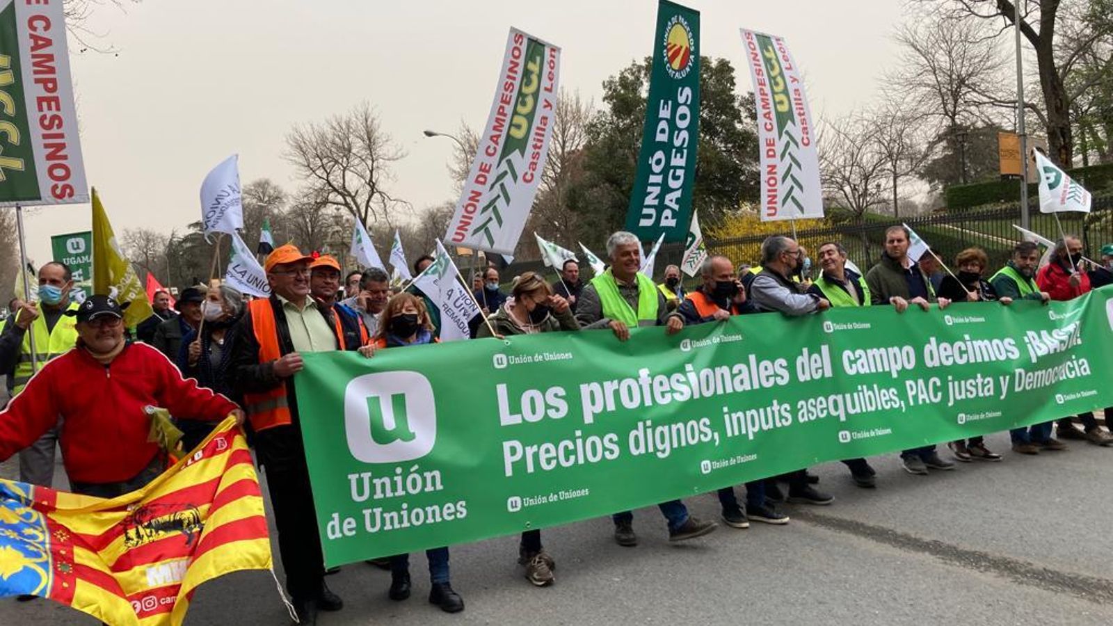 Manifestació a Madrid del passat dimarts