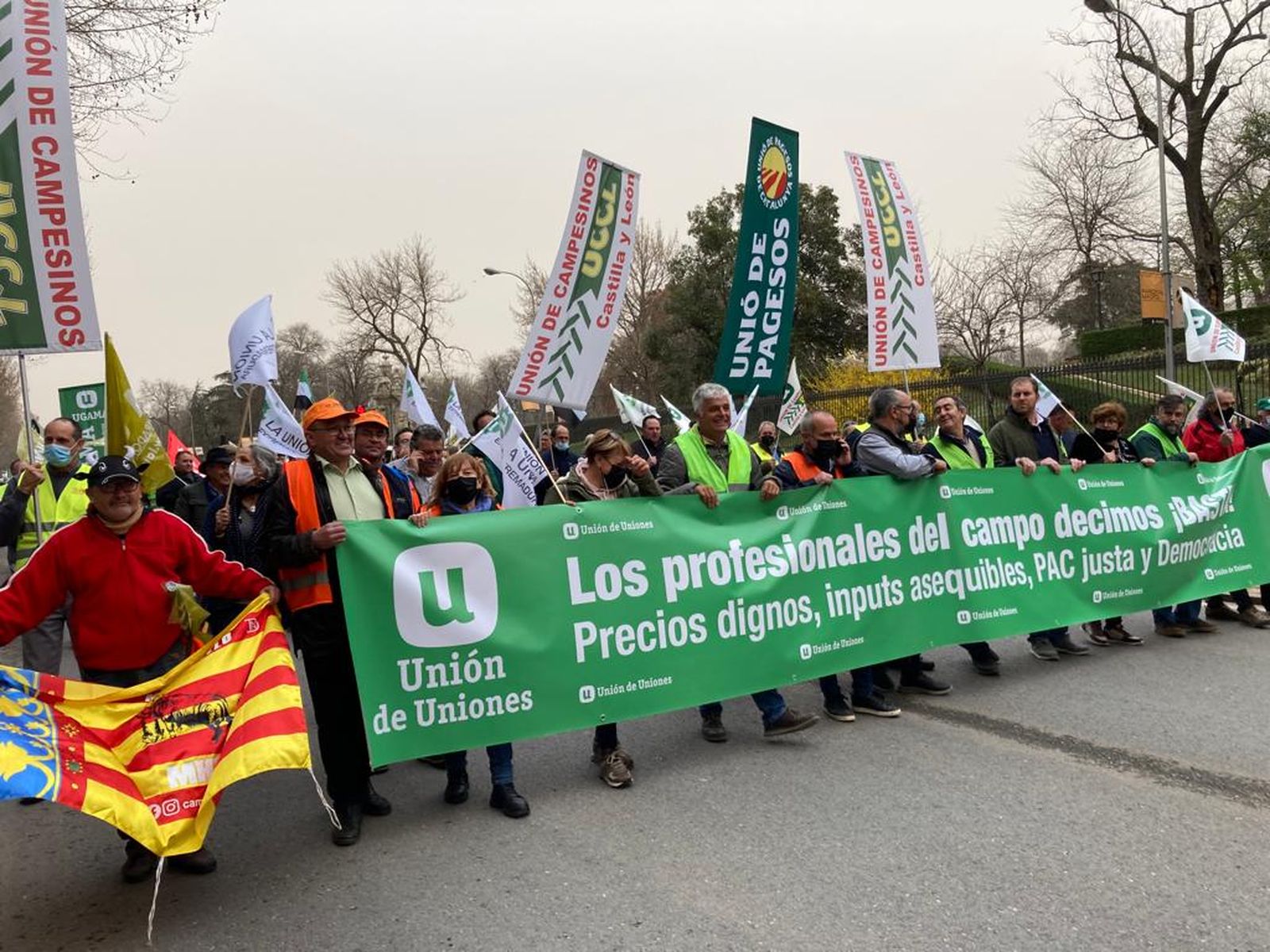 Manifestació a Madrid del passat dimarts