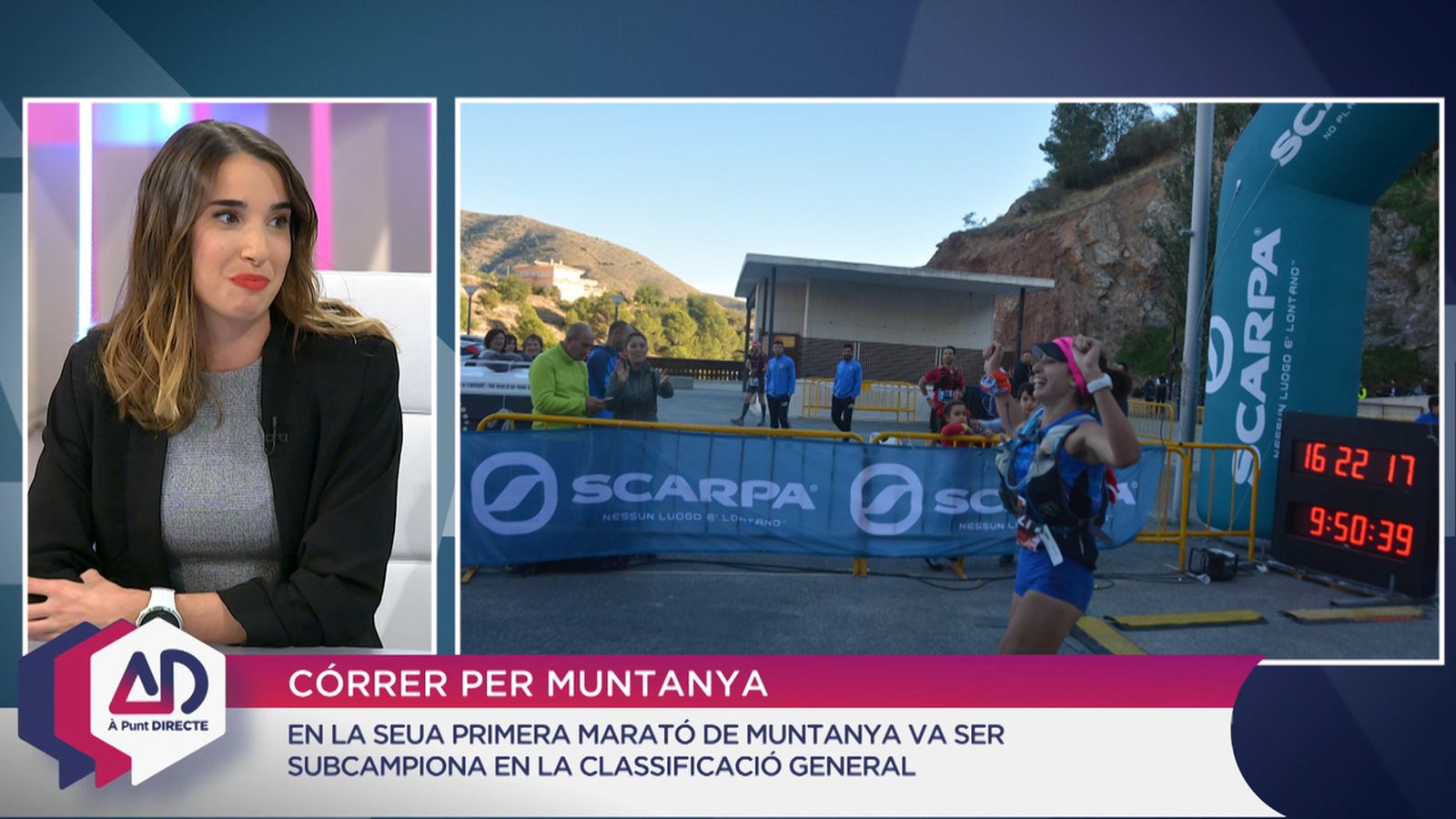 La corredora Jessica Asensio