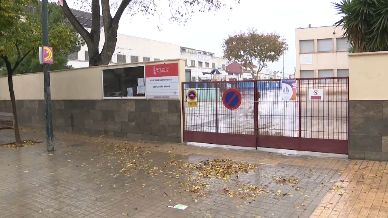 Imatge d'arxiu d'un centre educatiu tancat