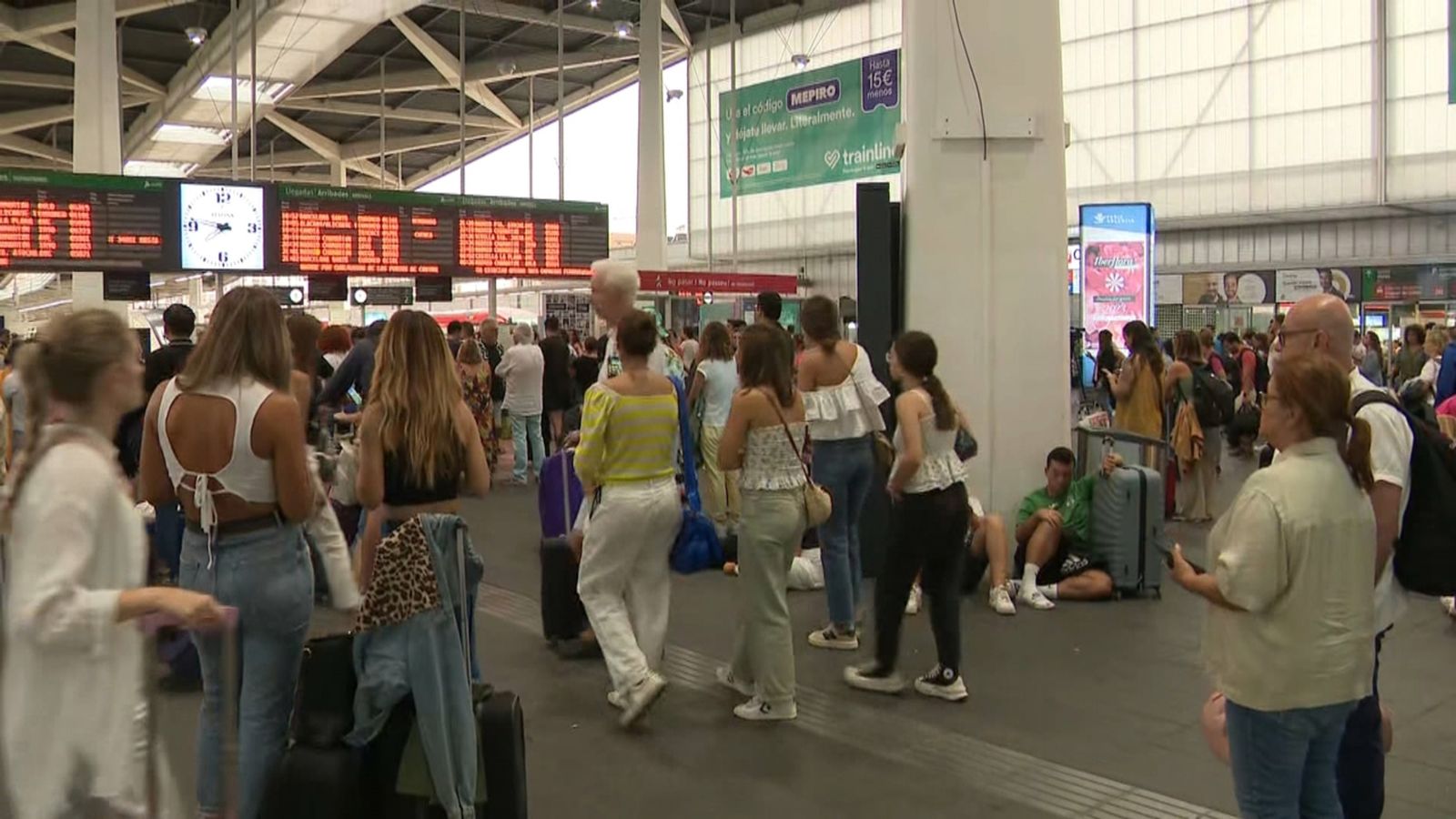 Estació Joaquim Sorolla de València, aquest diumenge