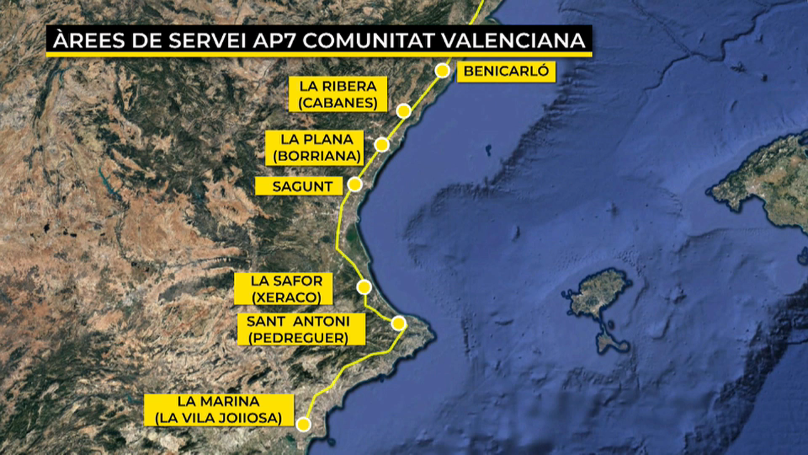El sector del transport demana mesures urgents contra la saturació de les àrees de servei de l\'AP-7