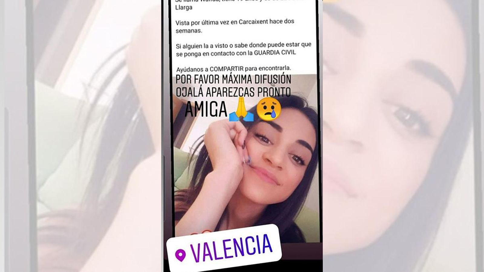 La Guàrdia Civil investiga la desaparició de Wafa com a \"no voluntària\"