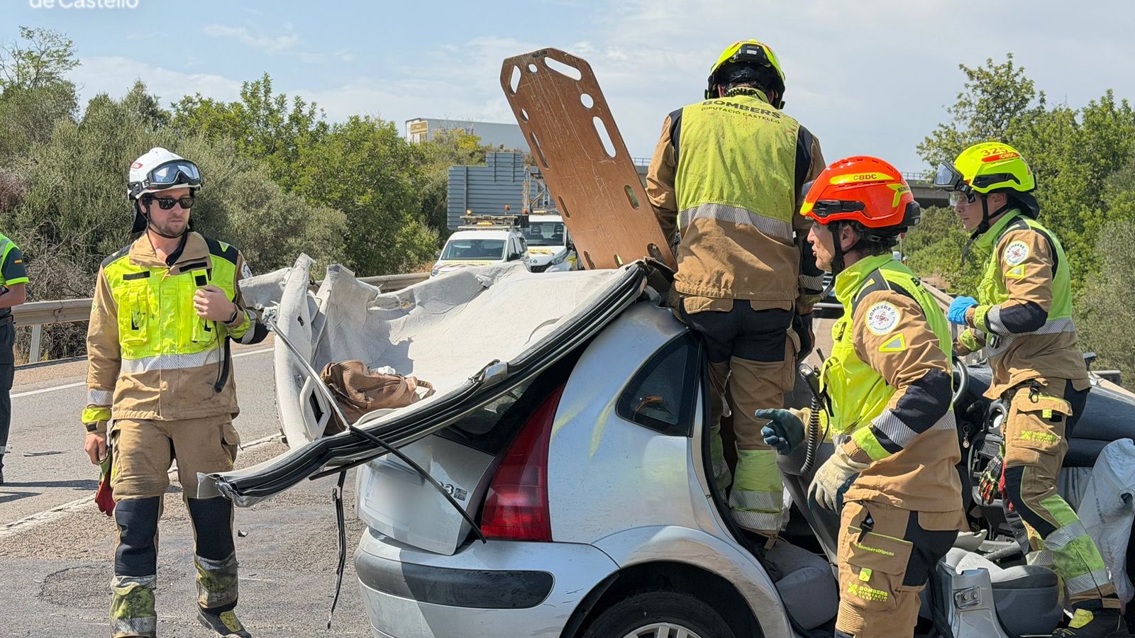 La intervenció del Consorci de Bombers de Castelló