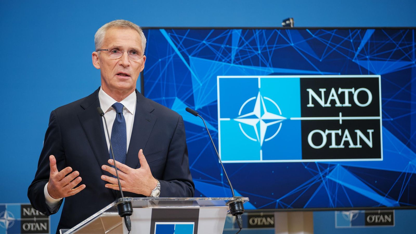 Imatge d'arxiu de Jens Stotlenberg a l'OTAN aquest setembre