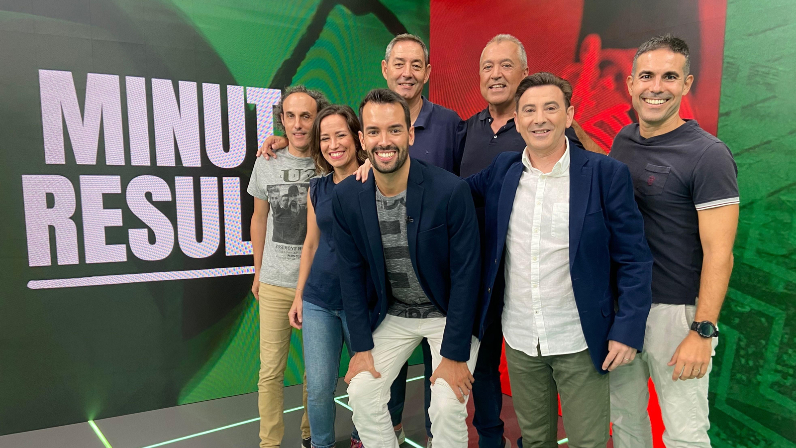 L'equip de 'La banda, minut i resultat', el programa sobre l'actualitat esportiva dels caps de setmana