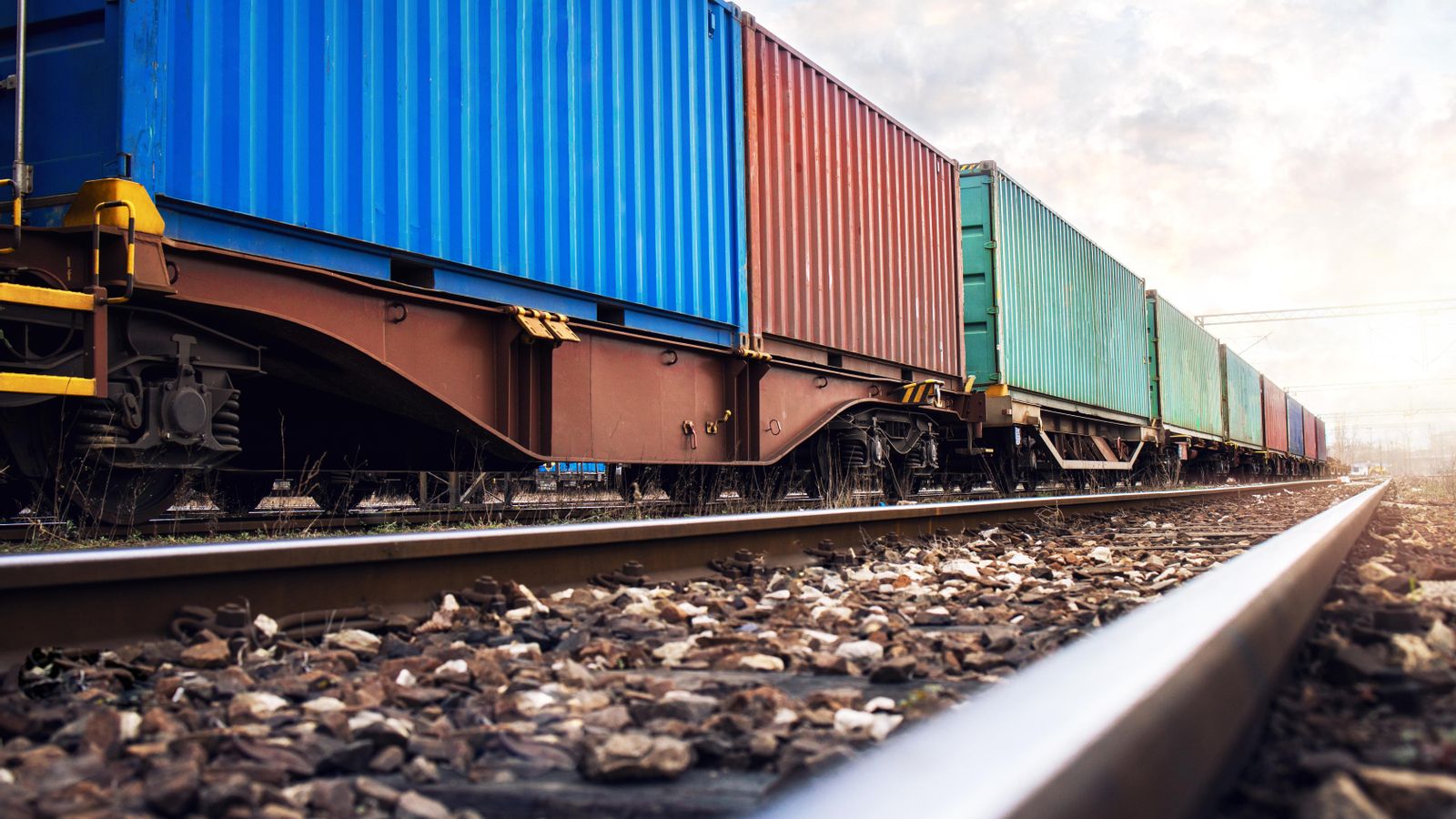 Imatge d'arxiu d'un tren de mercaderies