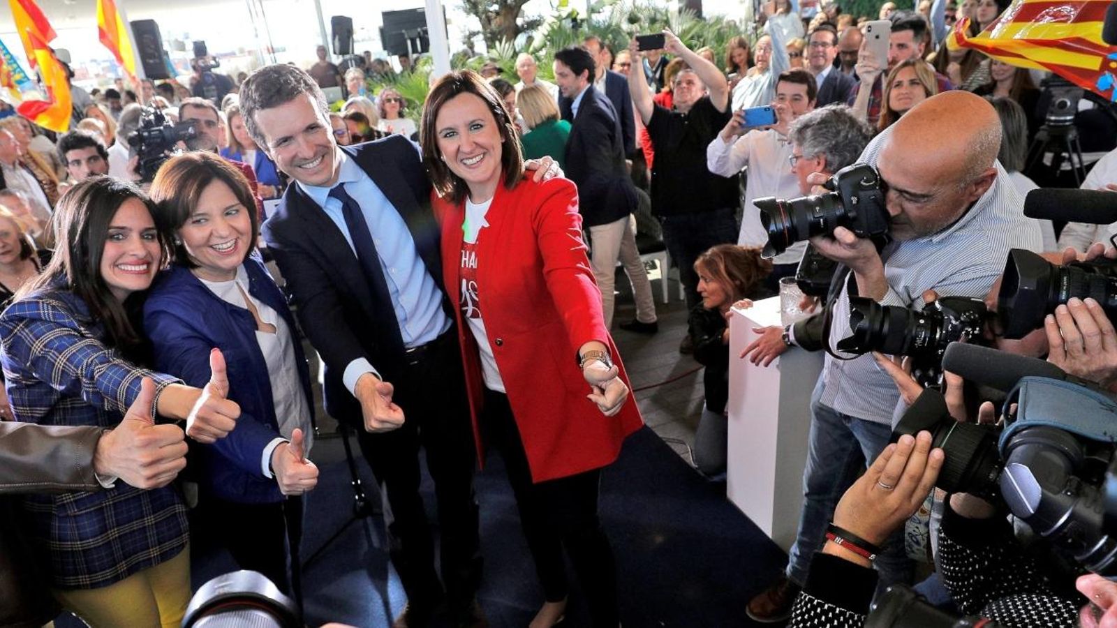 El PP celebra el tancament de campanya a València