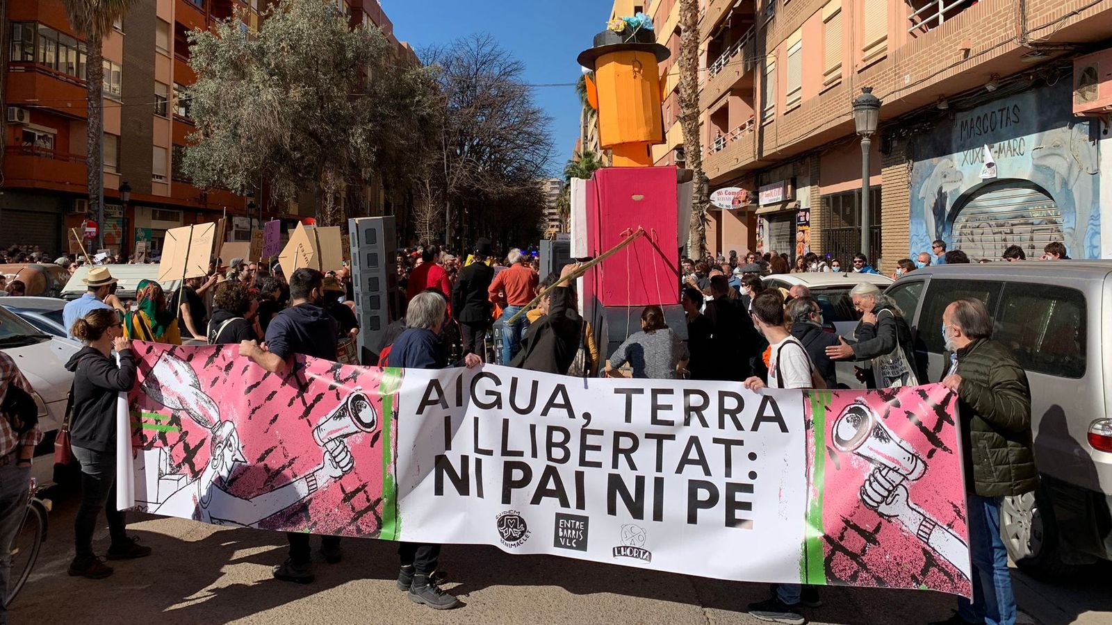 Manifestació contra el PAI de Benimaclet aquest diumenge