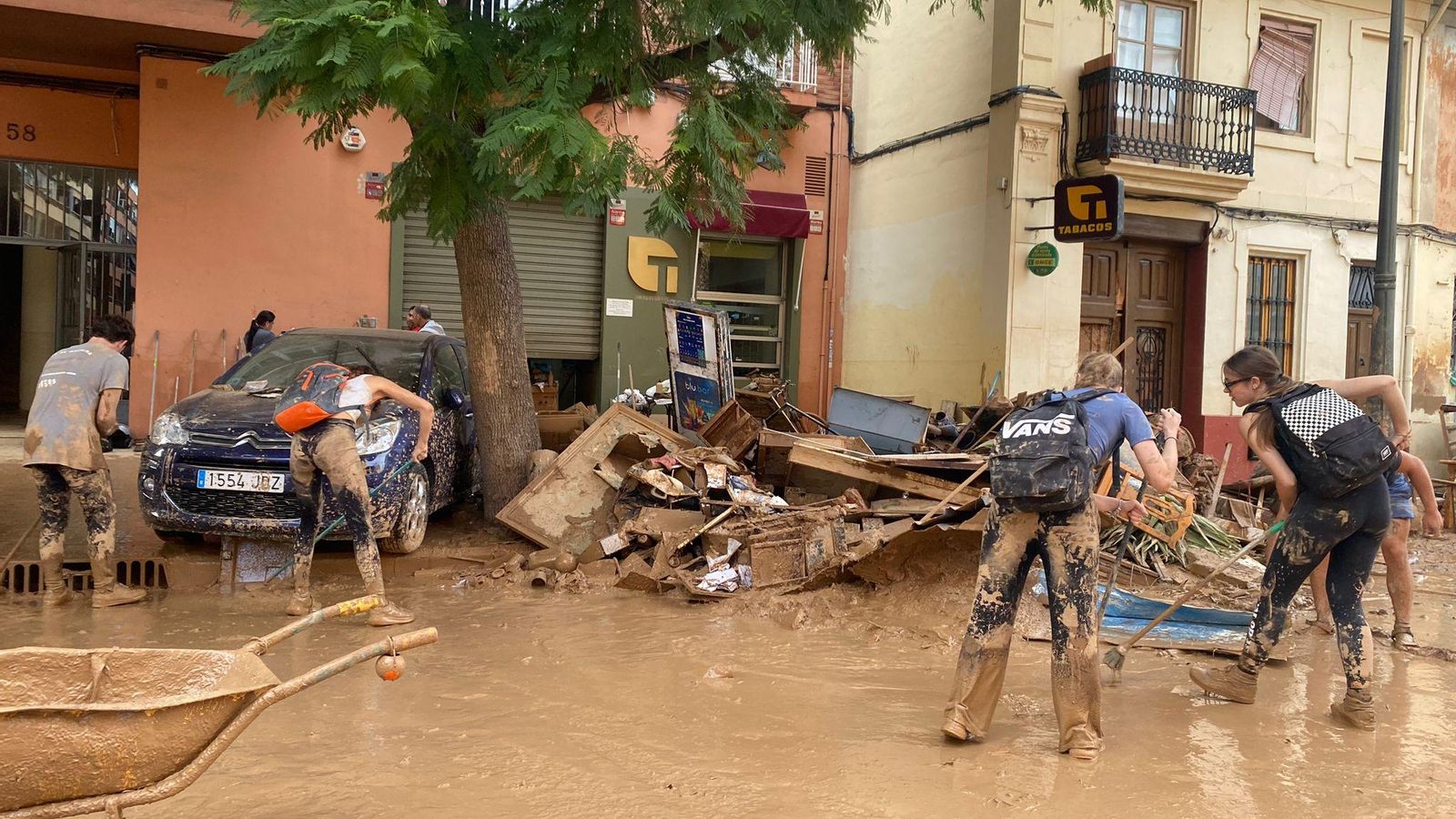 Imatge de la destrucció causada per la DANA a La Torre (València)