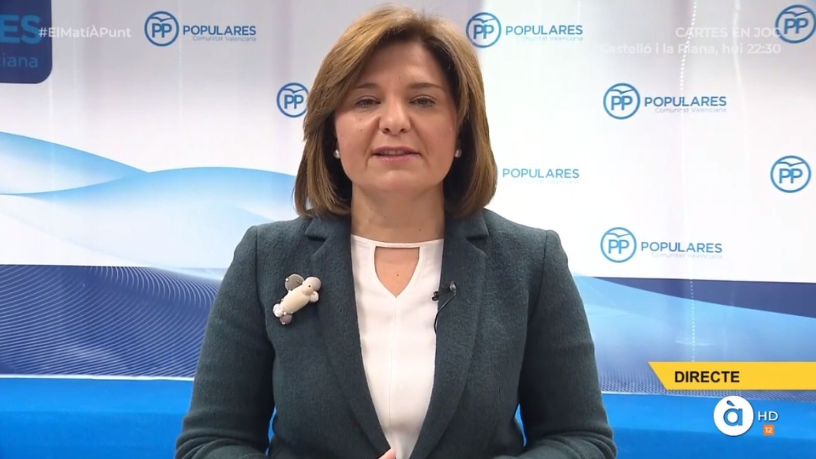 Isabel Boing, aquest dilluns, durant l'entrevista en el programa ‘El Matí À Punt’