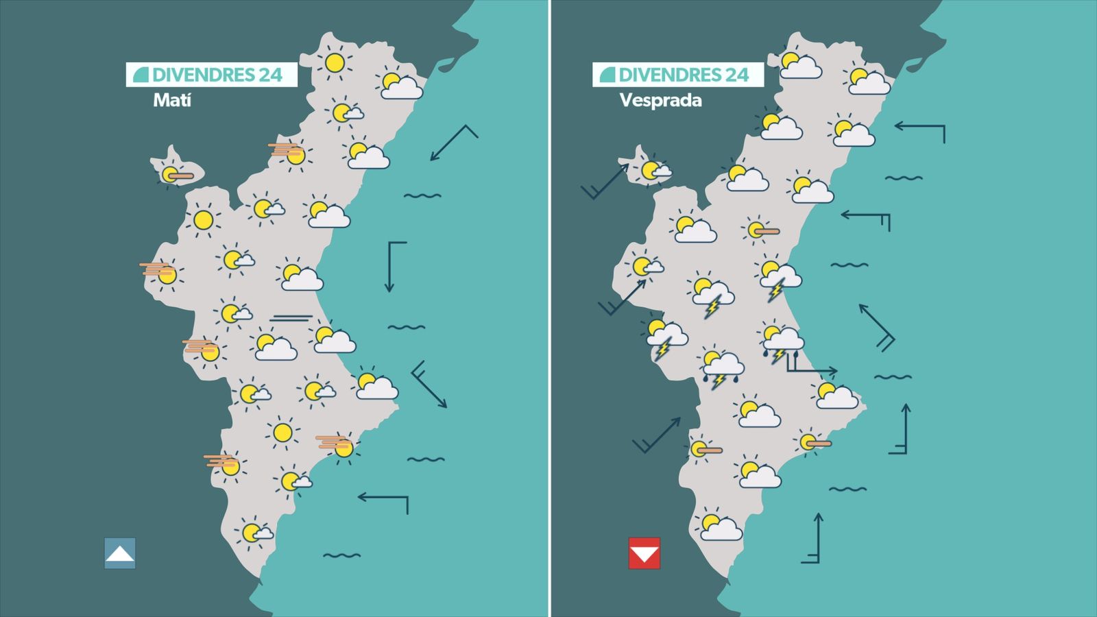 previsió demà divendres 24 de juliol