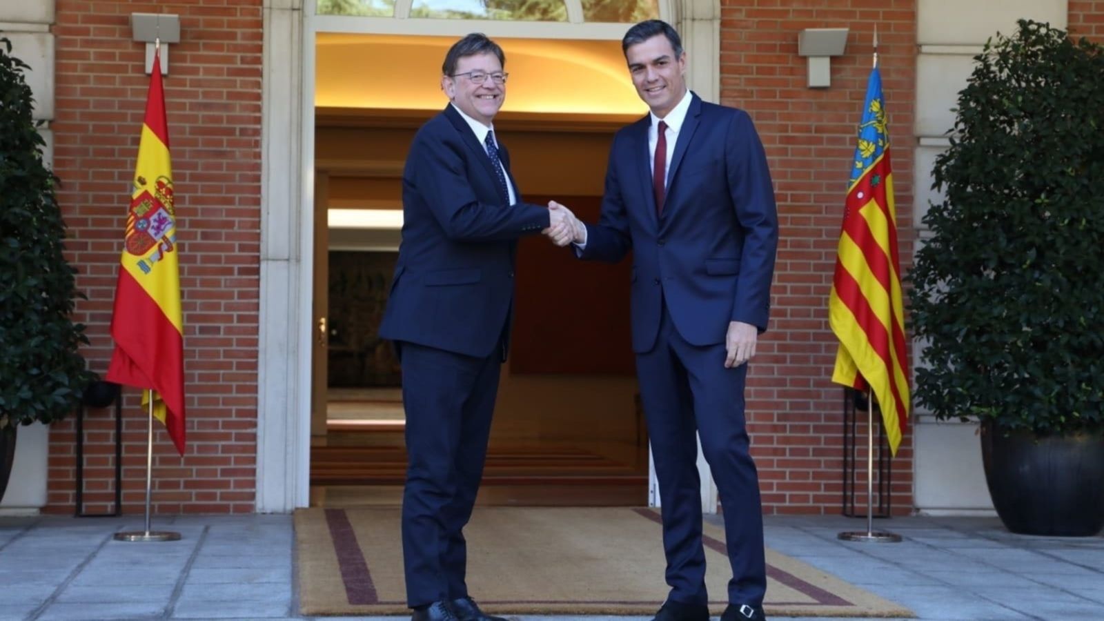 Reunió entre Ximo Puig i Pedro Sánchez el passat mes de juliol a Castelló