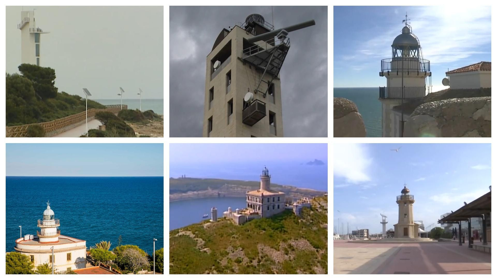 Els fars d'Irta, Nules, Peníscola, Orpesa, les Columbretes i Castelló de la Plana