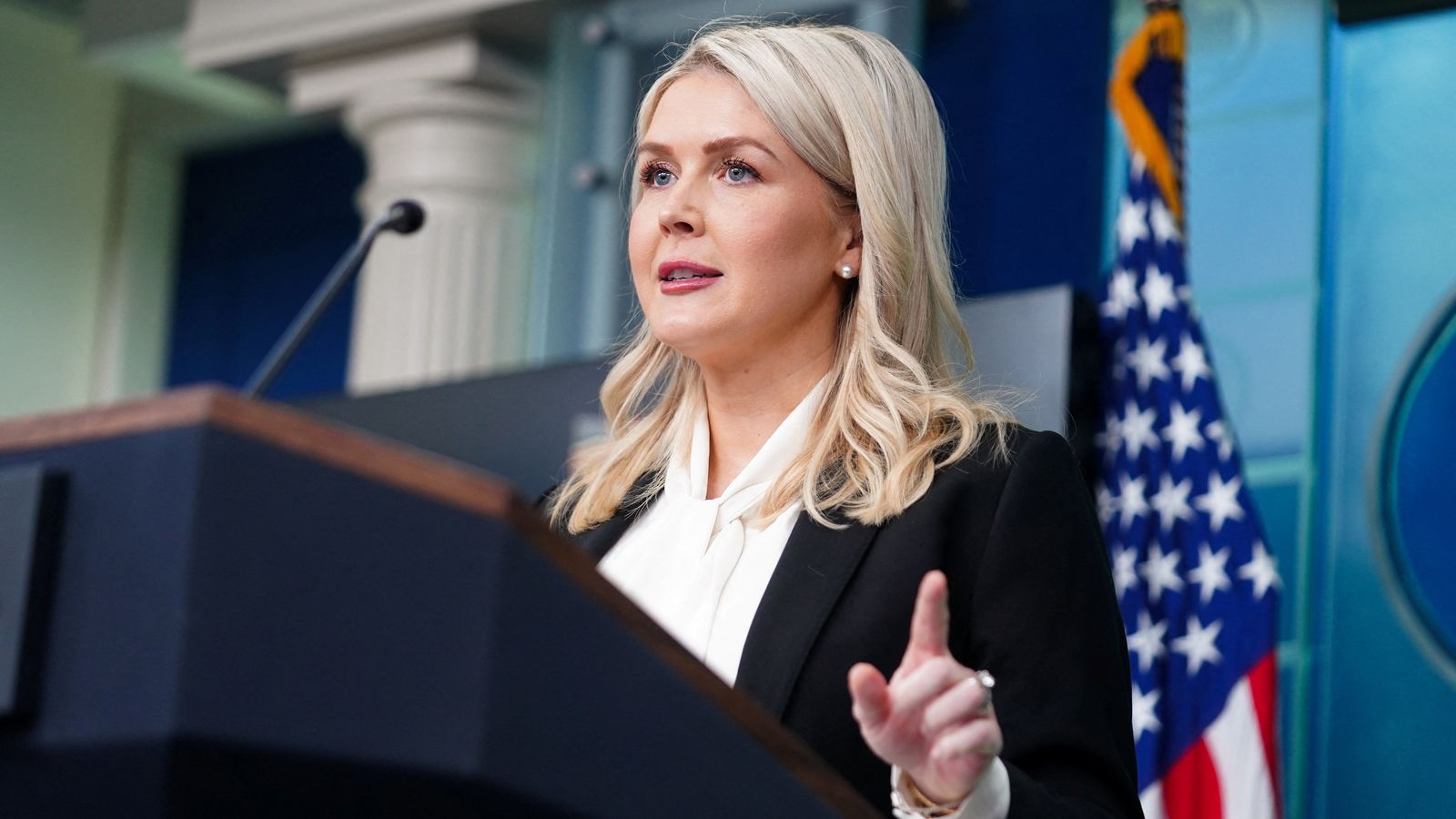 La secretària de premsa de la Casa Blanca, Karoline Leavitt