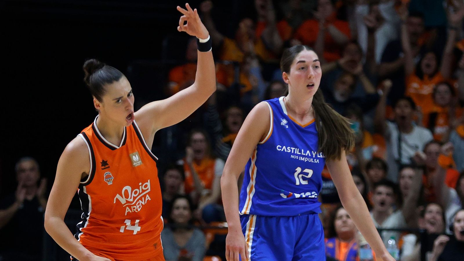 La jugadora del València Basket, Raquel Carrera