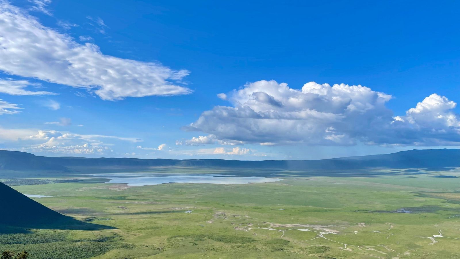 Paissatge del cràter Ngorongoro, a Tanzània