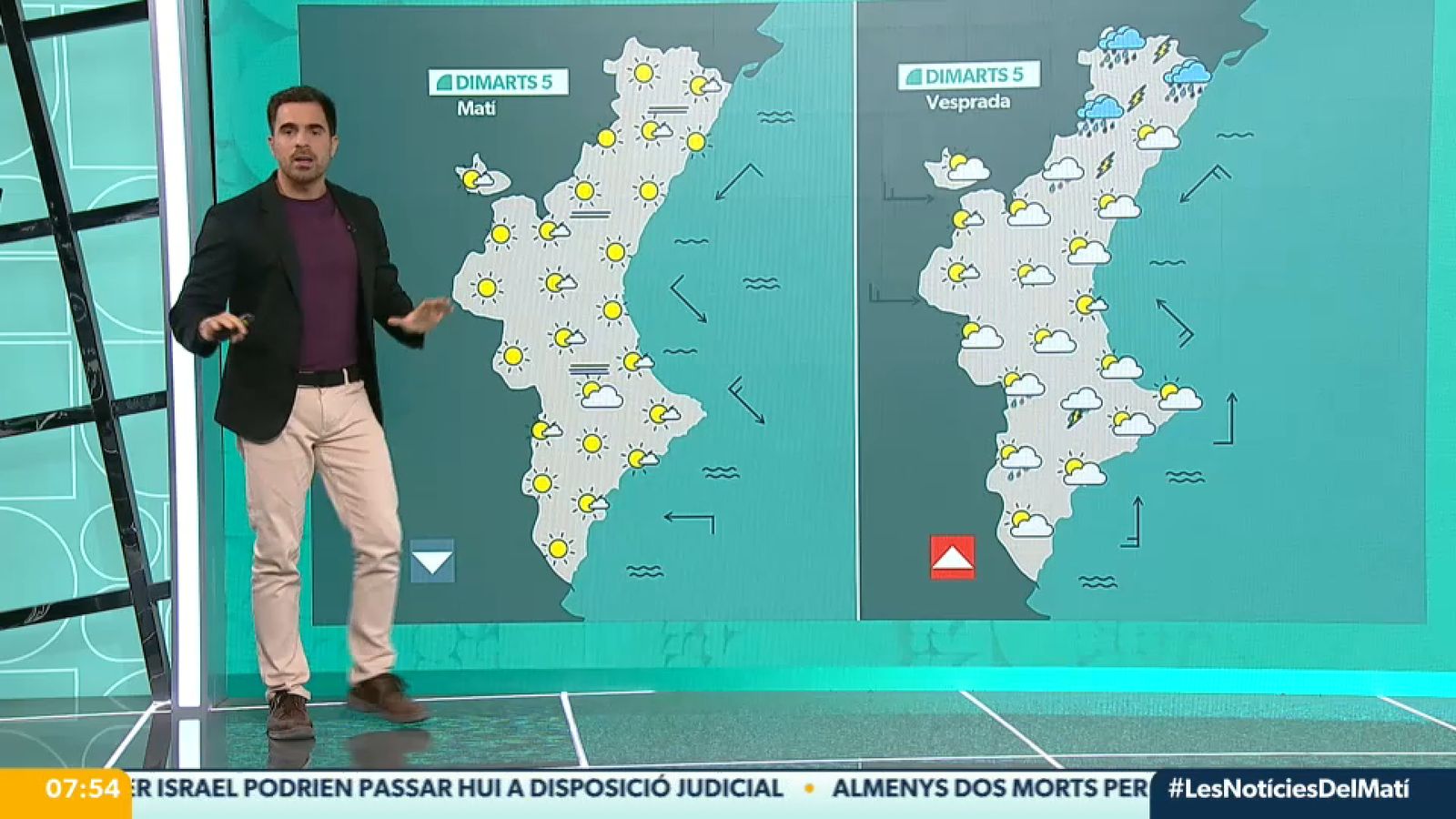 La previsió dimarts 5 de maig