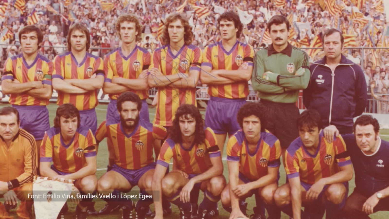 El València CF en la final de la Copa del Rei en 1979
