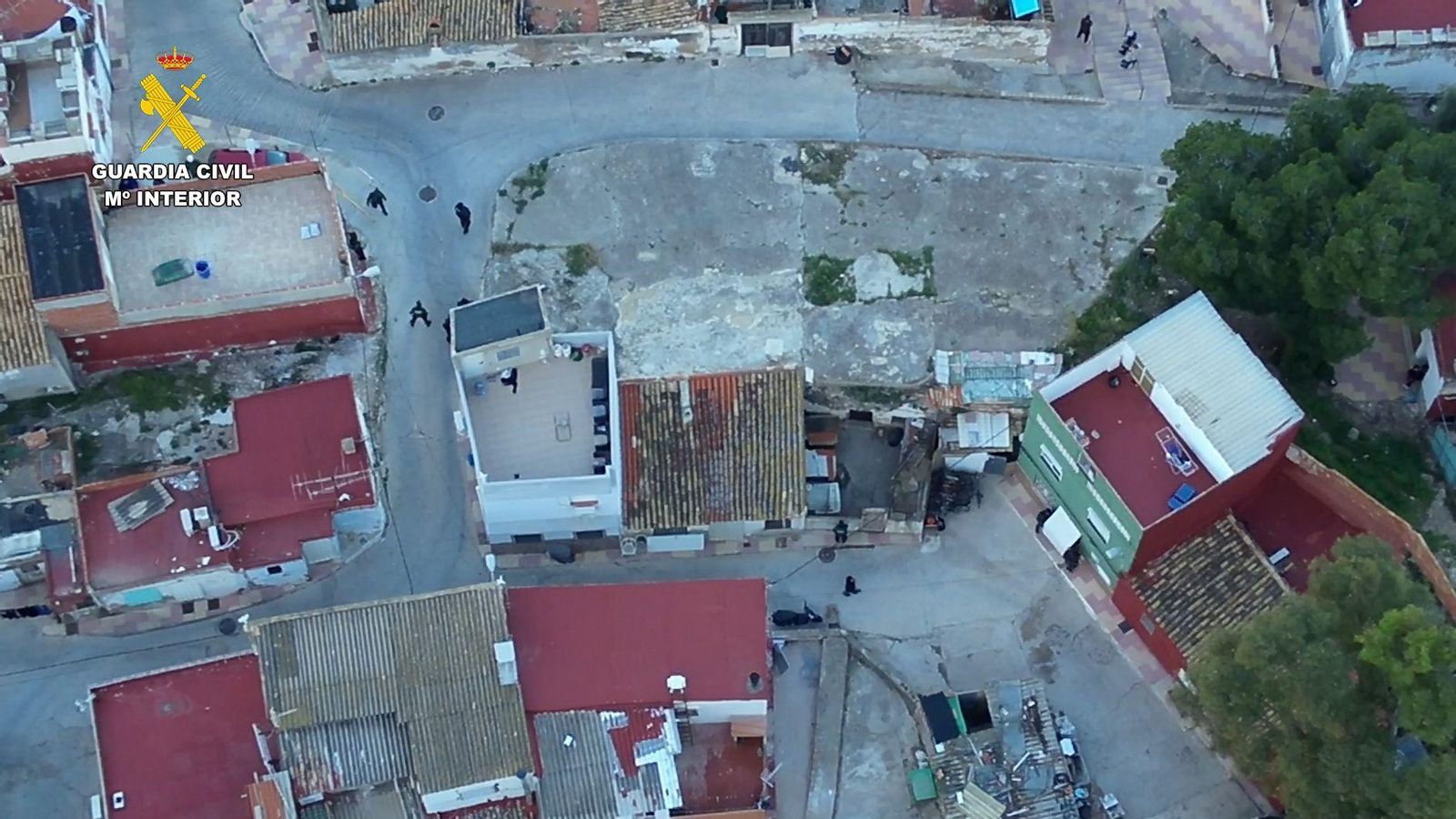 Dispositiu especial de vigiláncia que va preparar la Guàrdia Civil per a evitar la fugida dels sospitosos