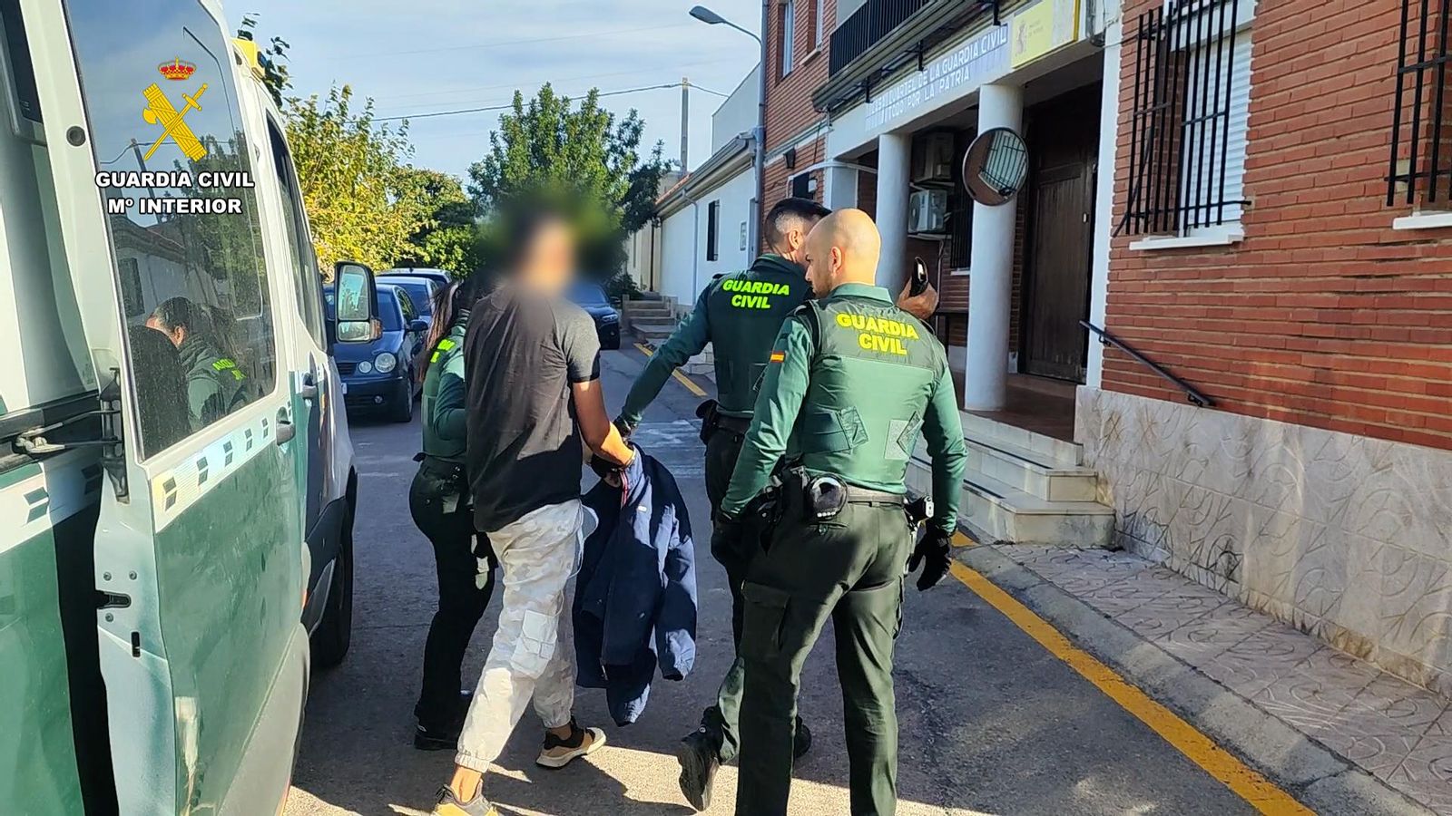 Un dels detinguts per la Guàrdia Civil