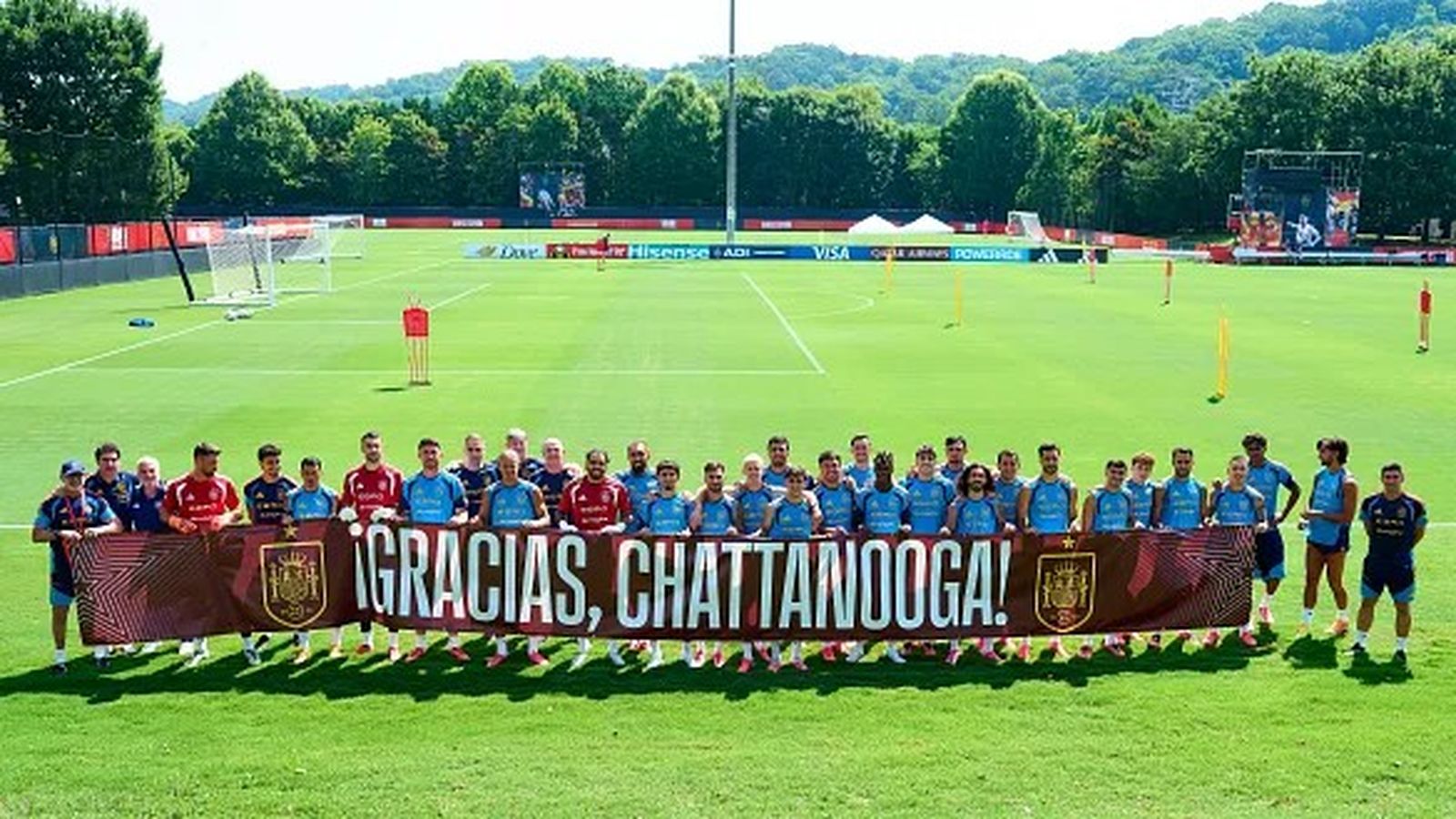 Entrenament a Chattanooga el 30 de juny (FOTO RFEF)