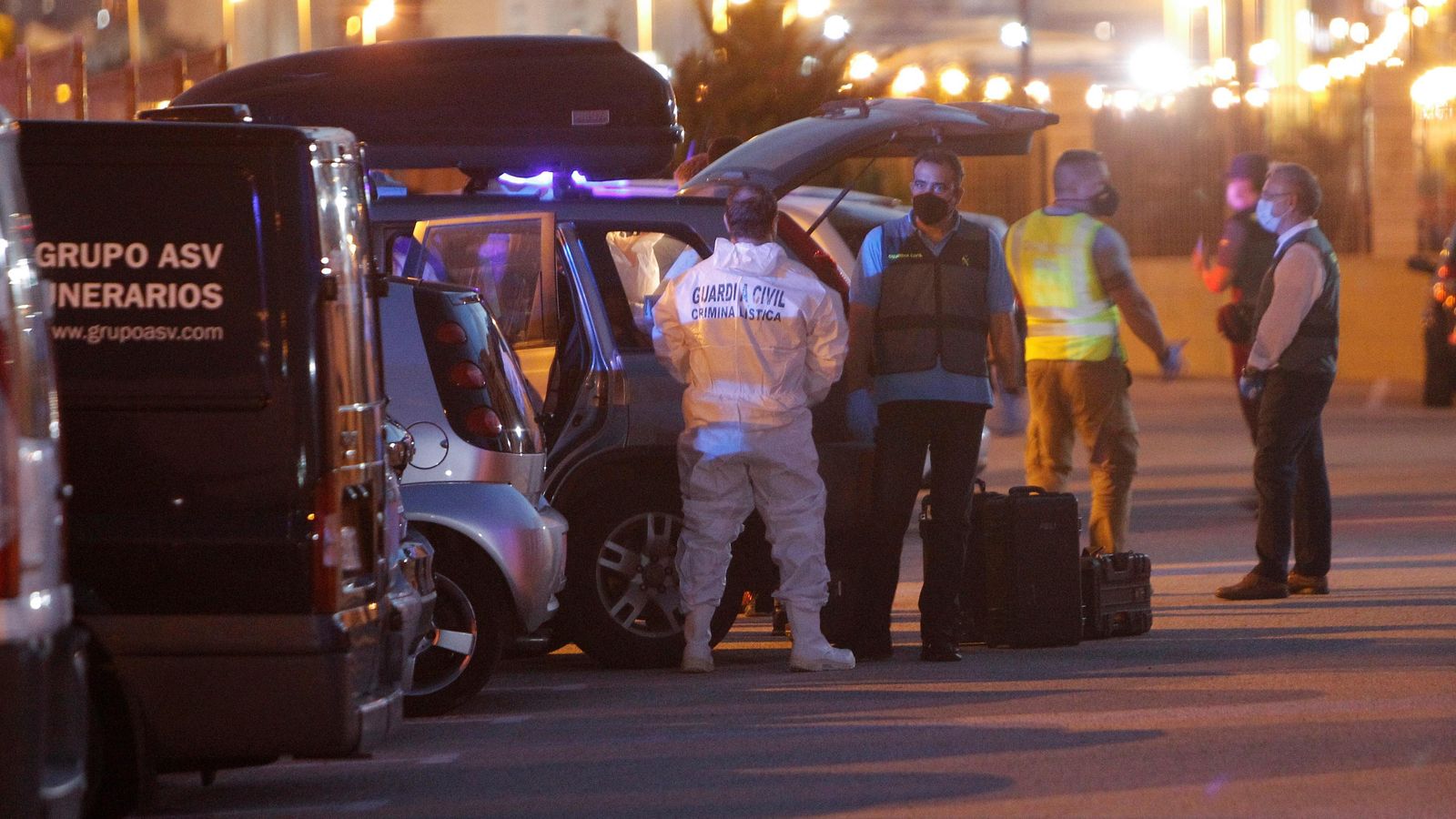 Imatges de la investigació policial