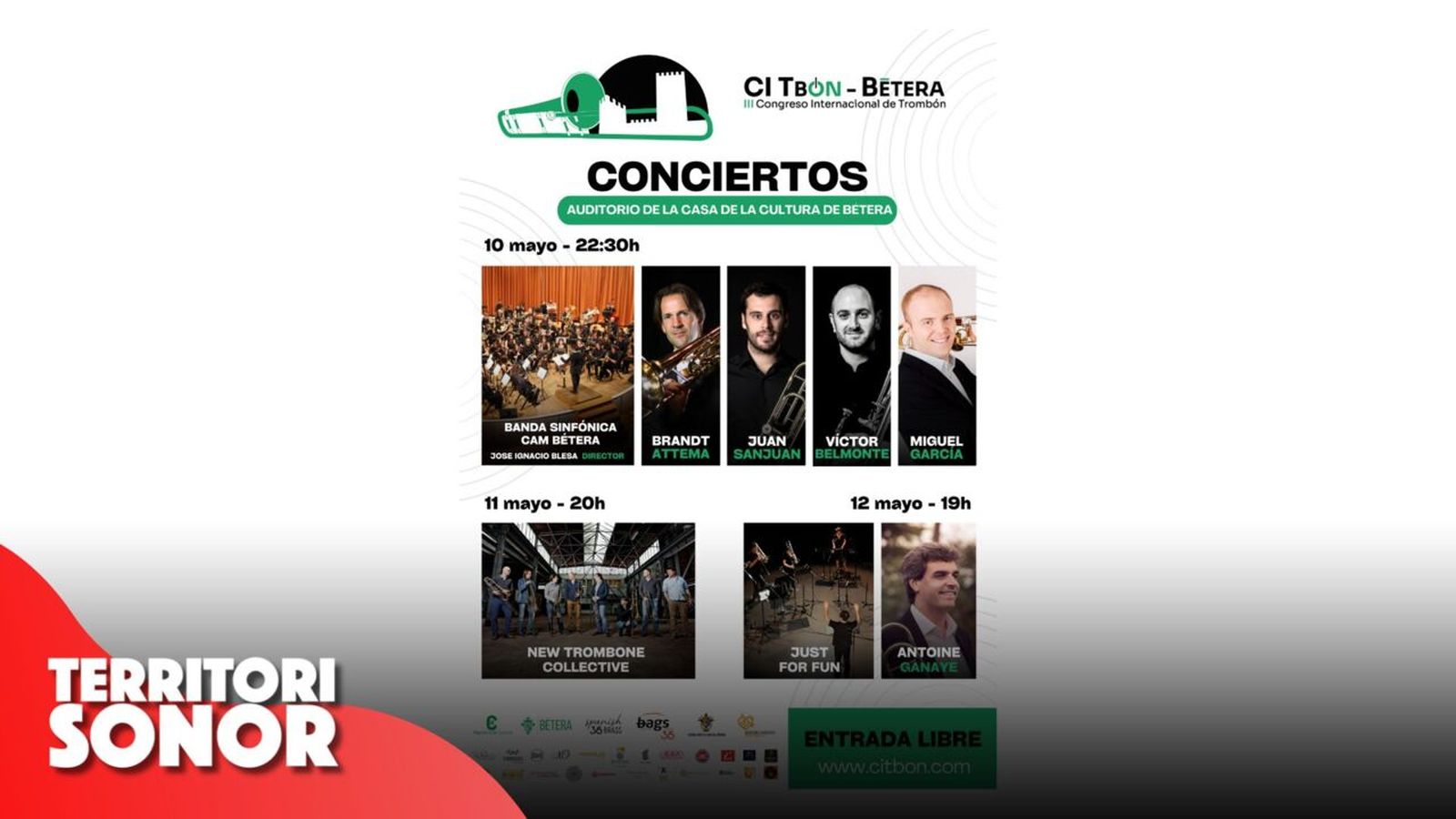 06.05.2024 | El III Congrés Internacional de Trombó reunirà este cap de setmana més de 150 professionals a Bétera