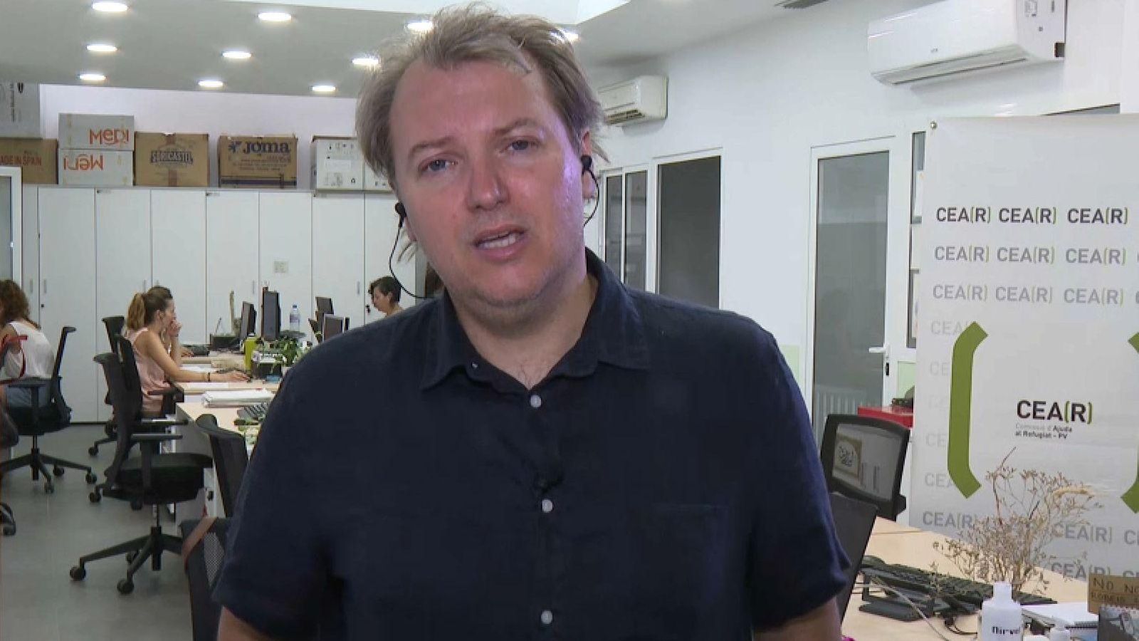 El coordinador de CEAR a la Comunitat Valenciana, Jaume Durà El coordinador de CEAR a la Comunitat Valenciana, Jaume Durà