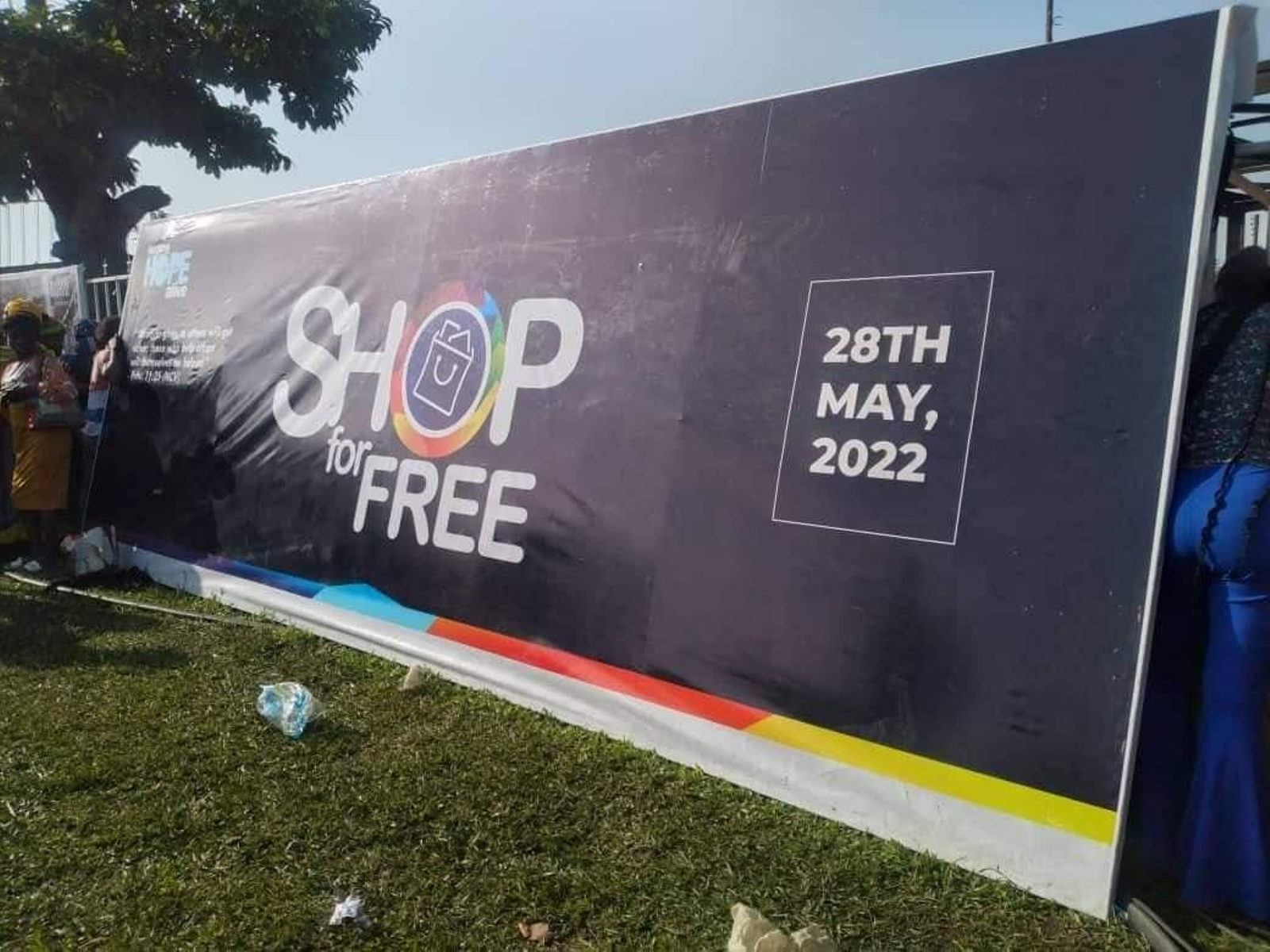 Cartell de l'esdeveniment a l'església