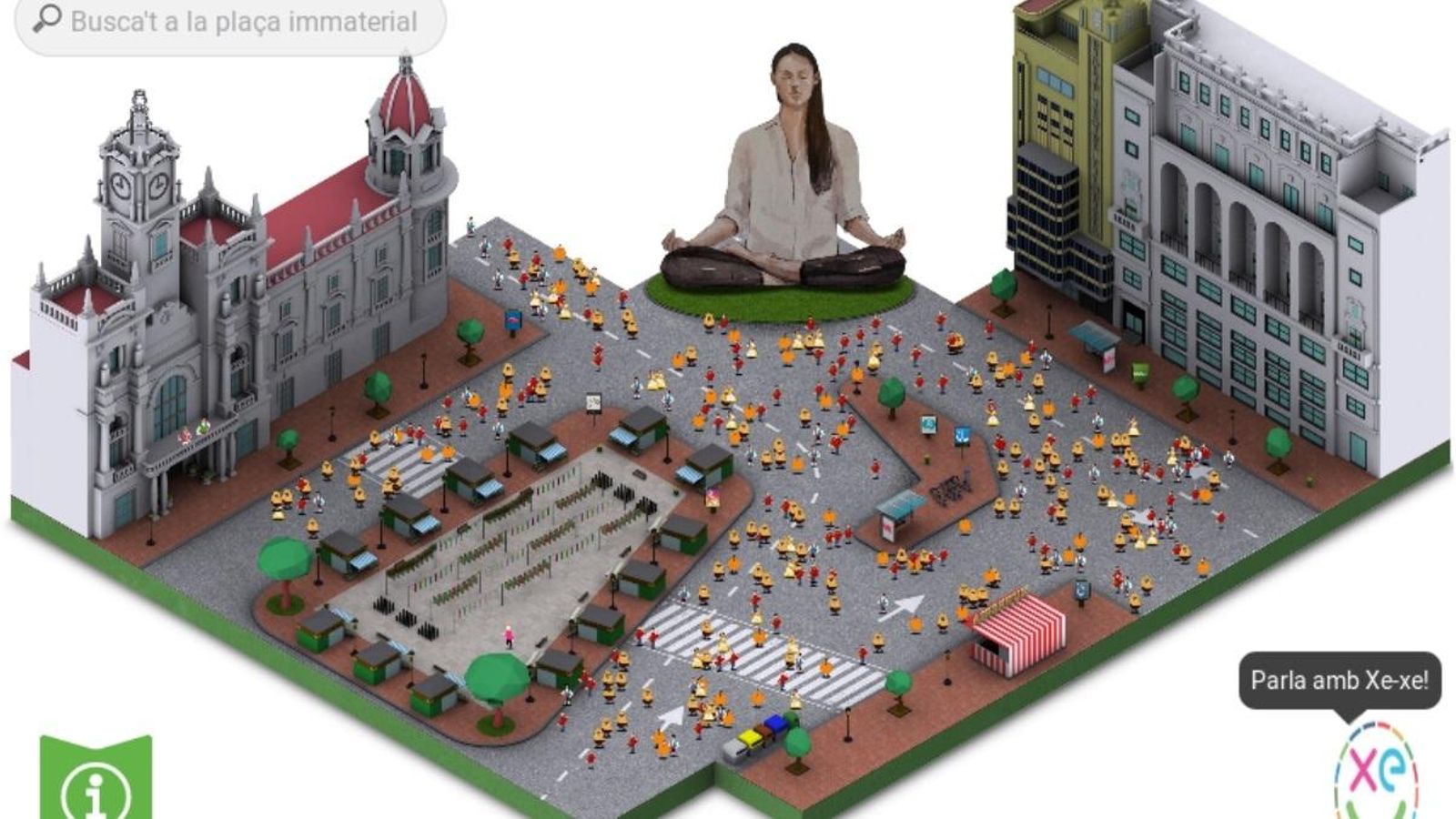 Material divulgatiu de la Falla Immaterial