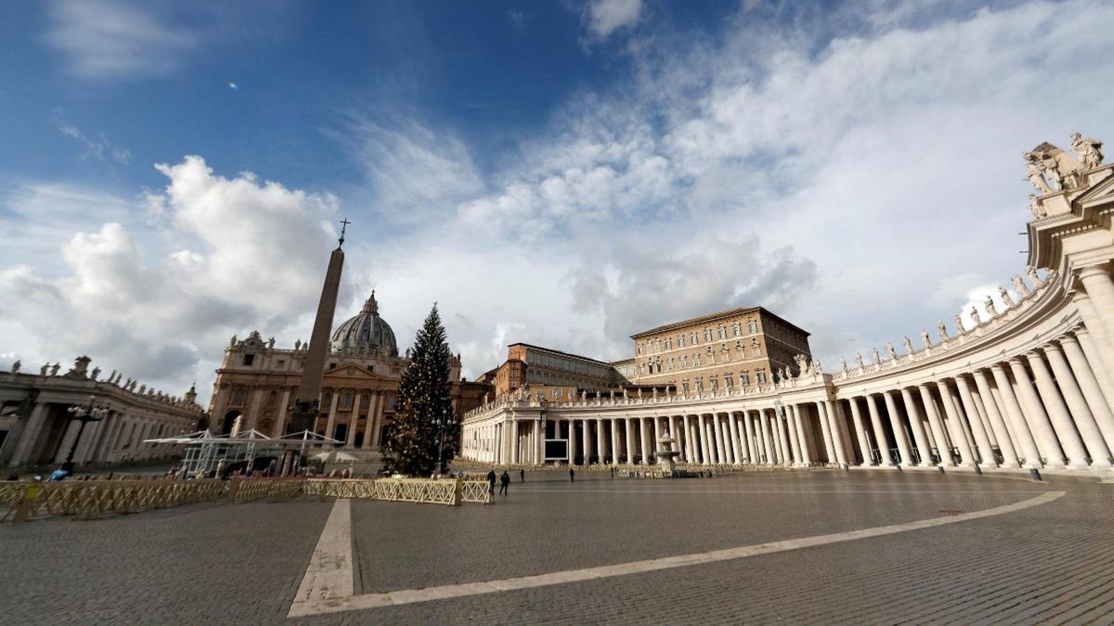La plaça de Sant Pere del Vaticà, en una imatge d'arxiu