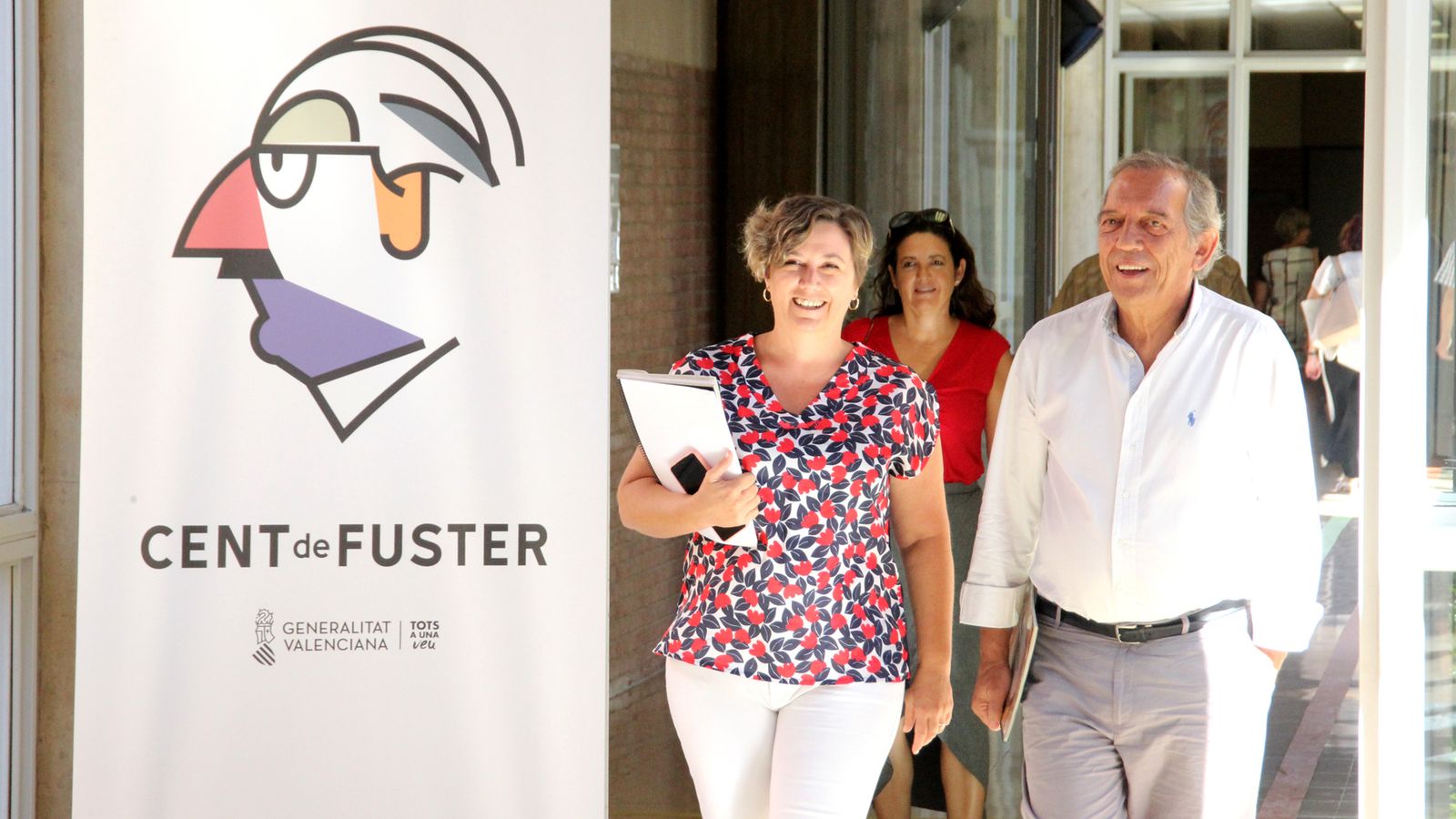 La consellera d'Educació, Raquel Tamarit, amb el secretari autonòmic d'Educació i Formació Professional, Miguel Soler