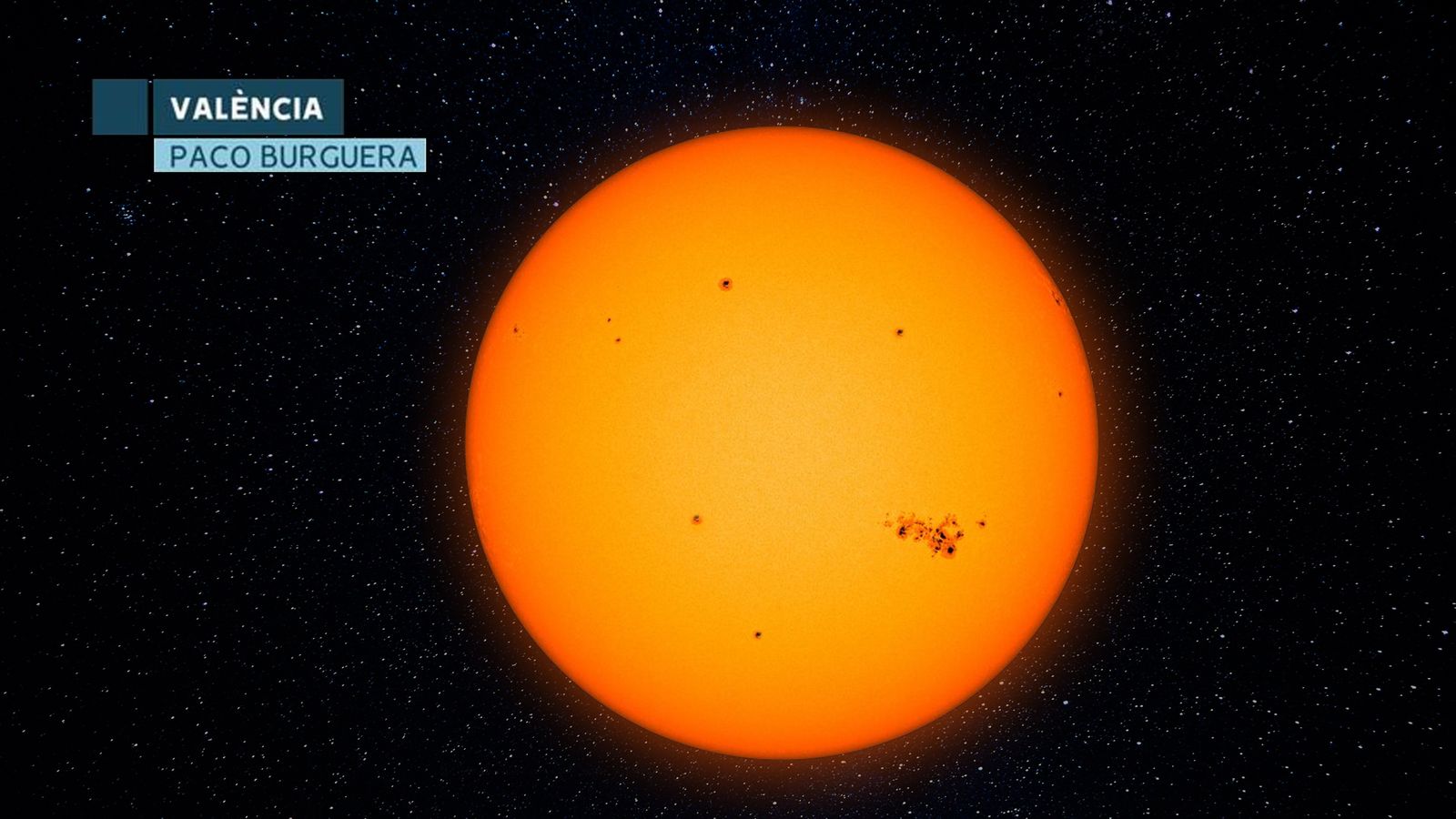 Captura del Sol des de València (13-05-2024)