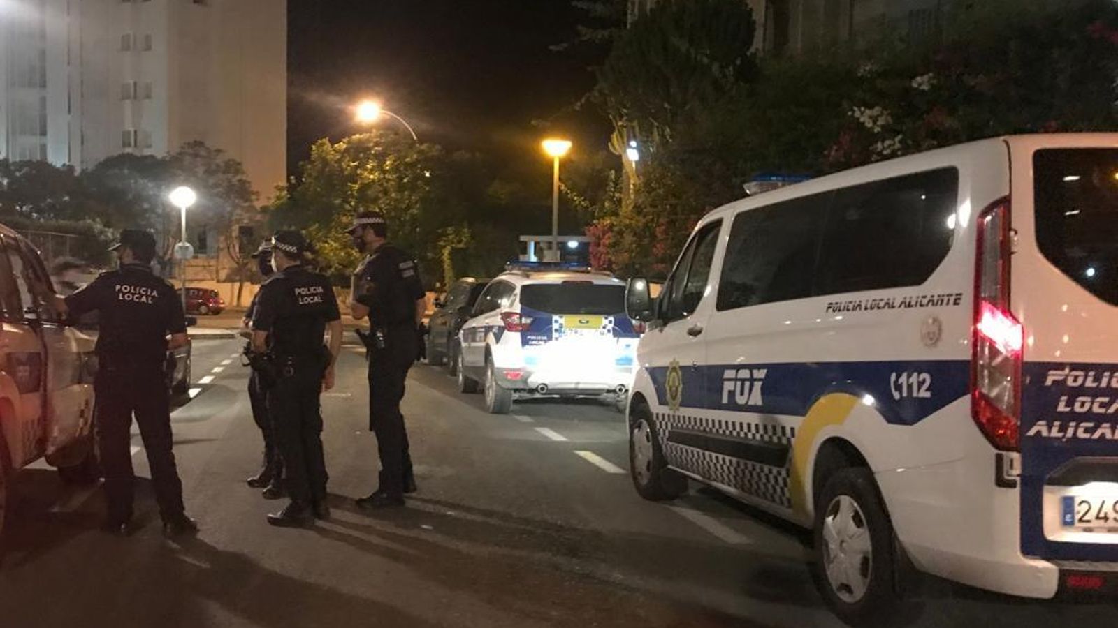 Alacant posa en marxa un dispositiu per garantir el compliment del toc de queda