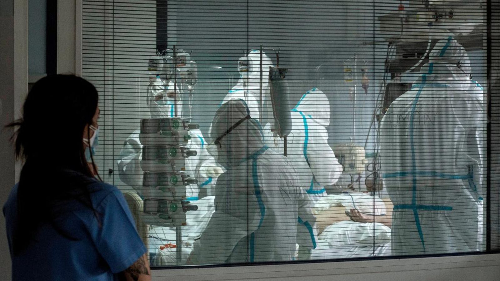 Imatge d'arxiu d'una unitat de cures intensives