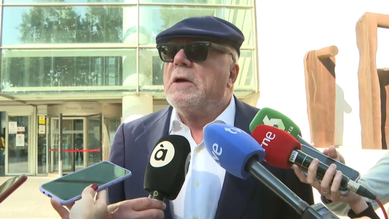 L'excomissari José Manuel Villarejo, a la Ciutat de la Justícia de València