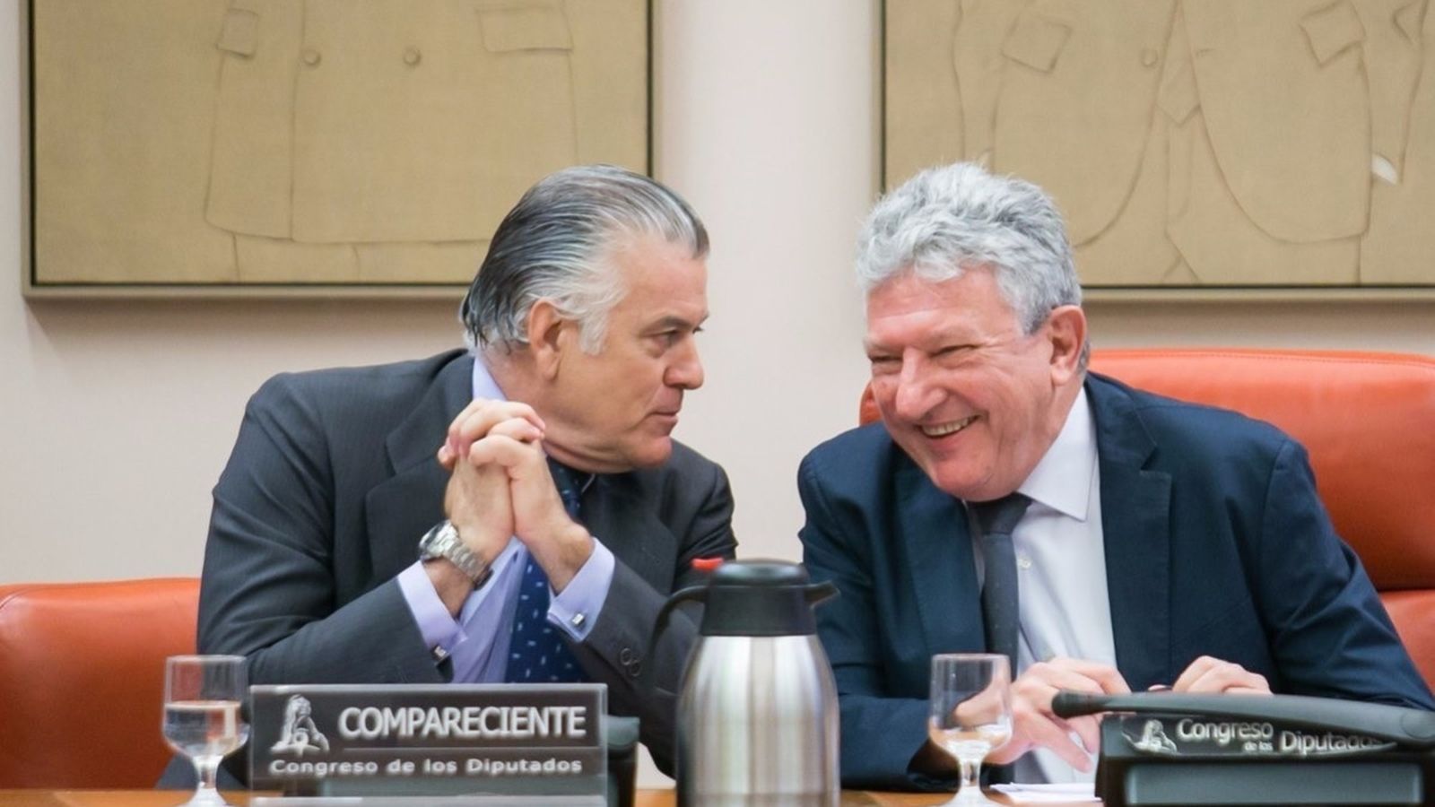 L'extresorer del PP, Luis Bárcenas, en la comissió d'investigació, en una imatge d'arxiu