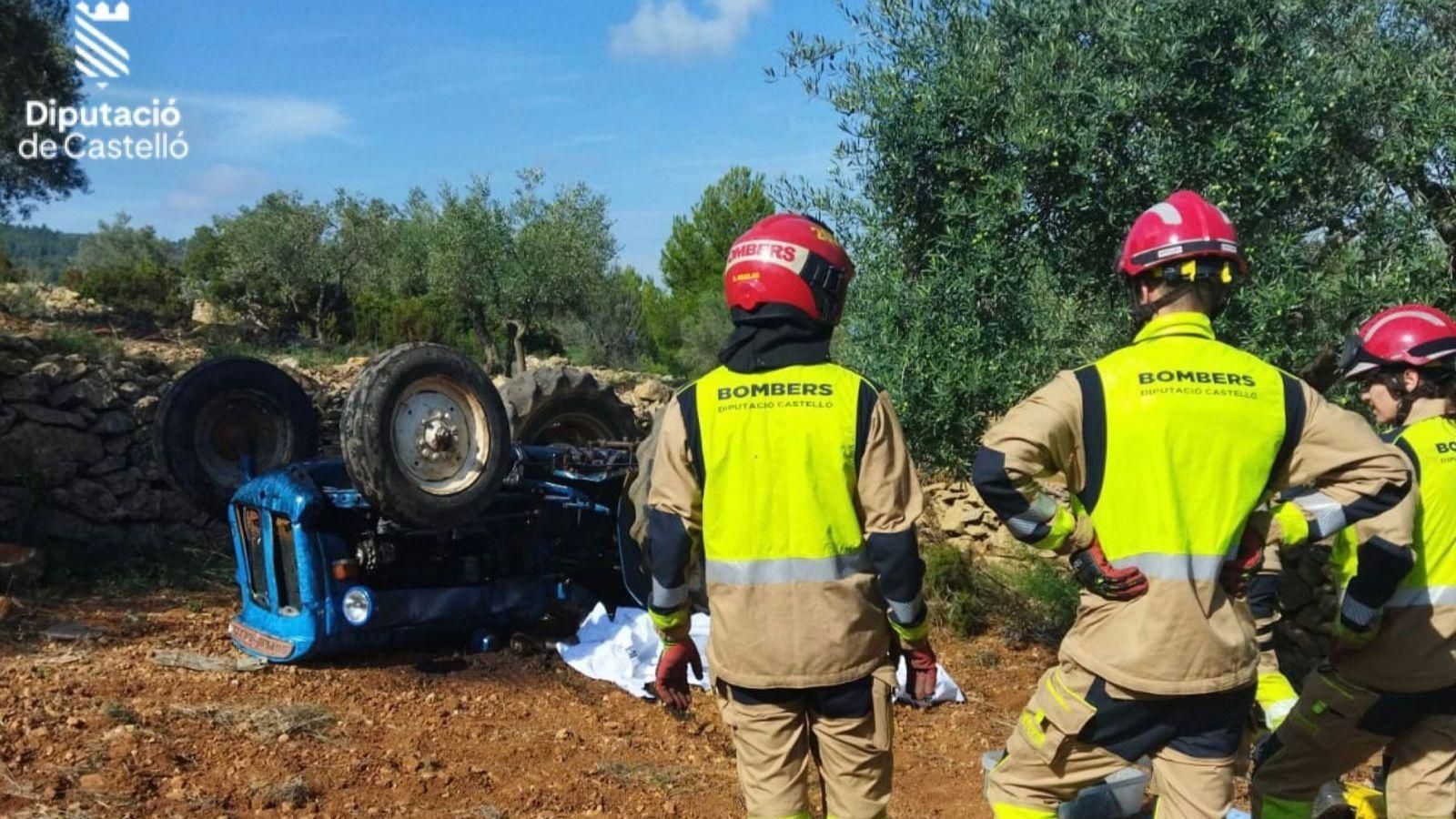 Accident laboral mortal amb un tractor al camp Accident laboral mortal amb un tractor al camp