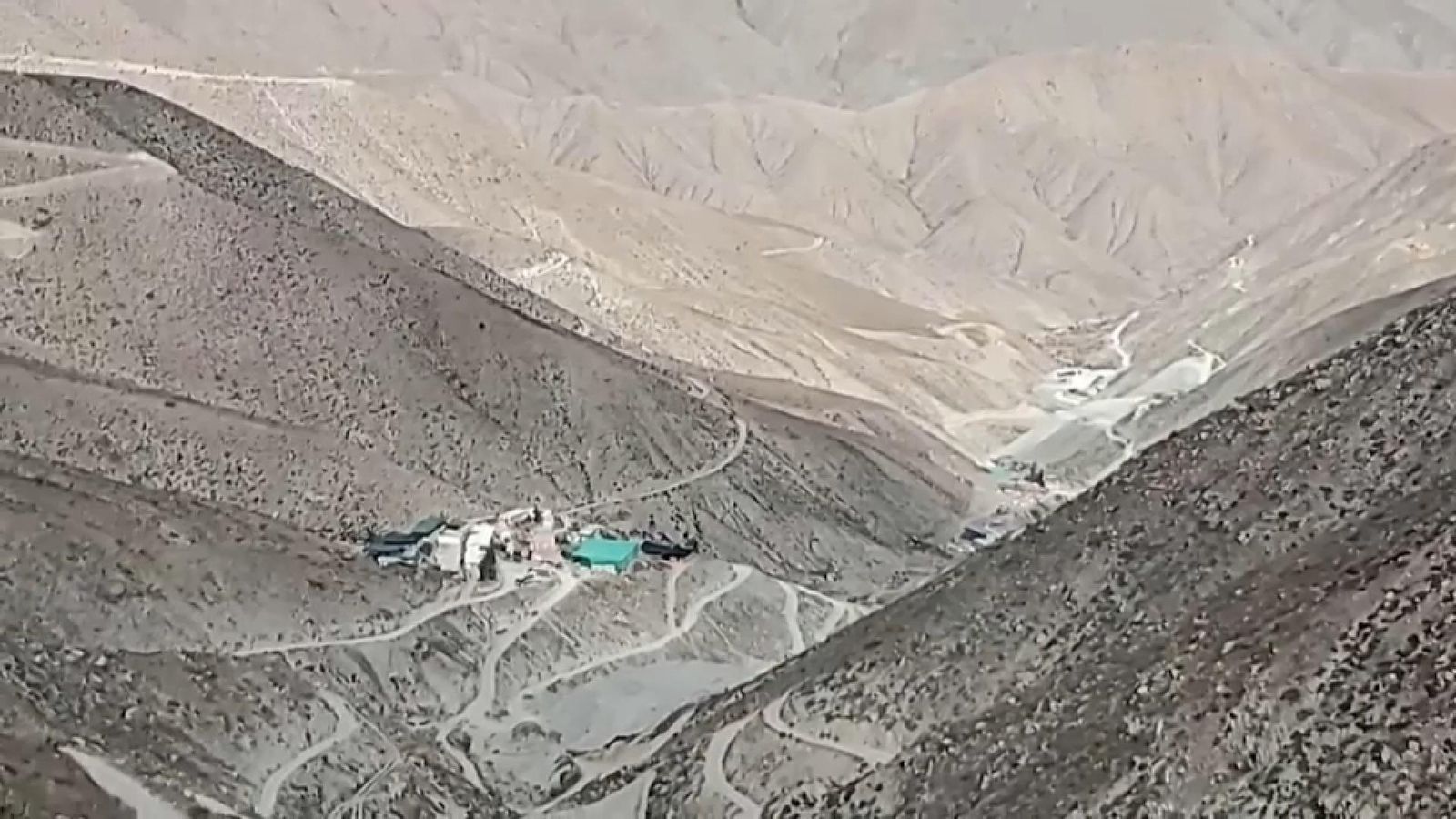 Jaciment miner del Perú on ha ocorregut l'accident