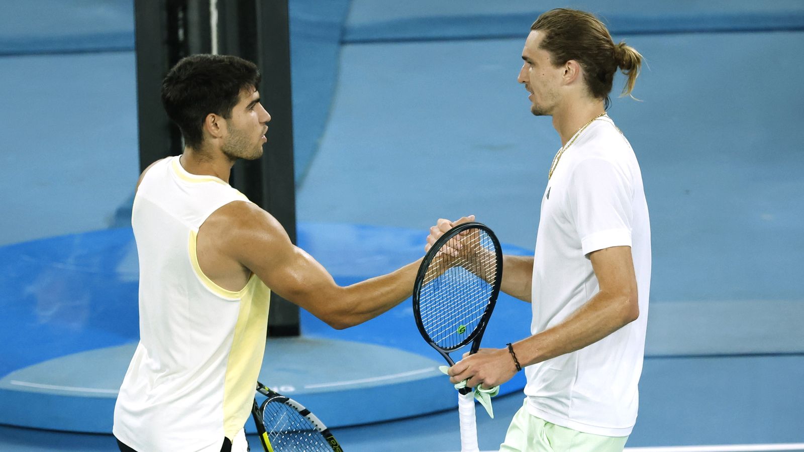 Alcaraz felicita Zverev pel triomf a la Rod Laver Arena