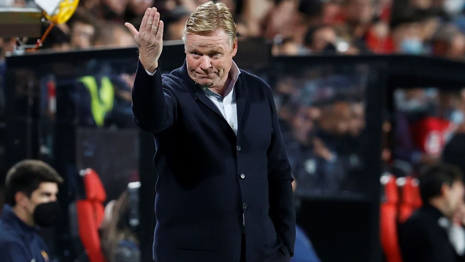 Ronald Koeman durant l'últim partit com entrenador del Barça