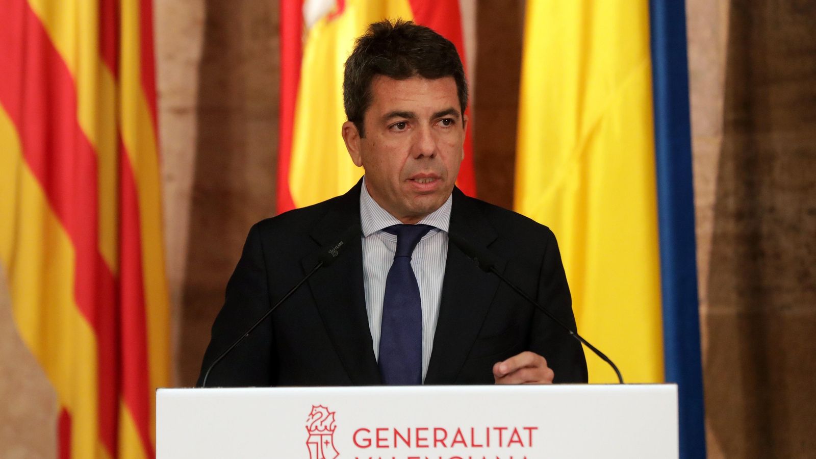El president de la Generalitat, Carlos Mazón, en una imatge d'arxiu