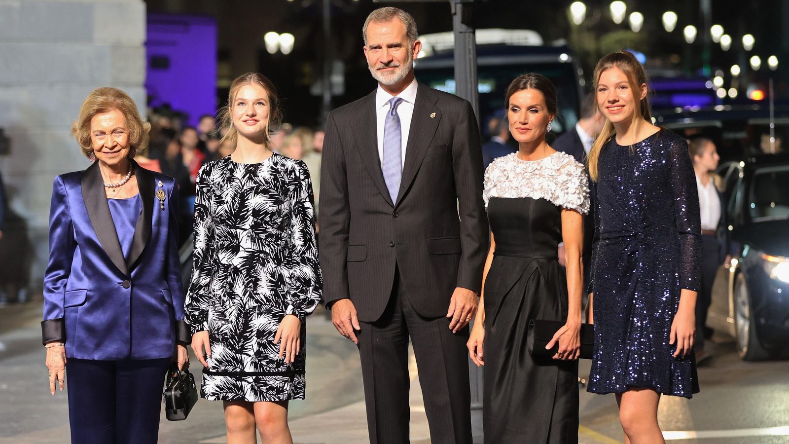 La família reial en una imatge d'arxiu