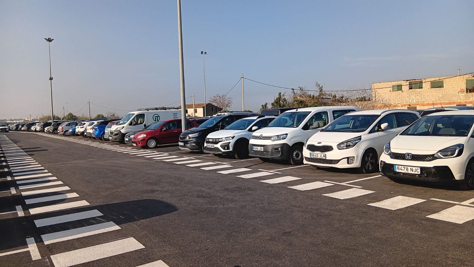 L'aparcament de la nova estació de València Sud de Metrovalència