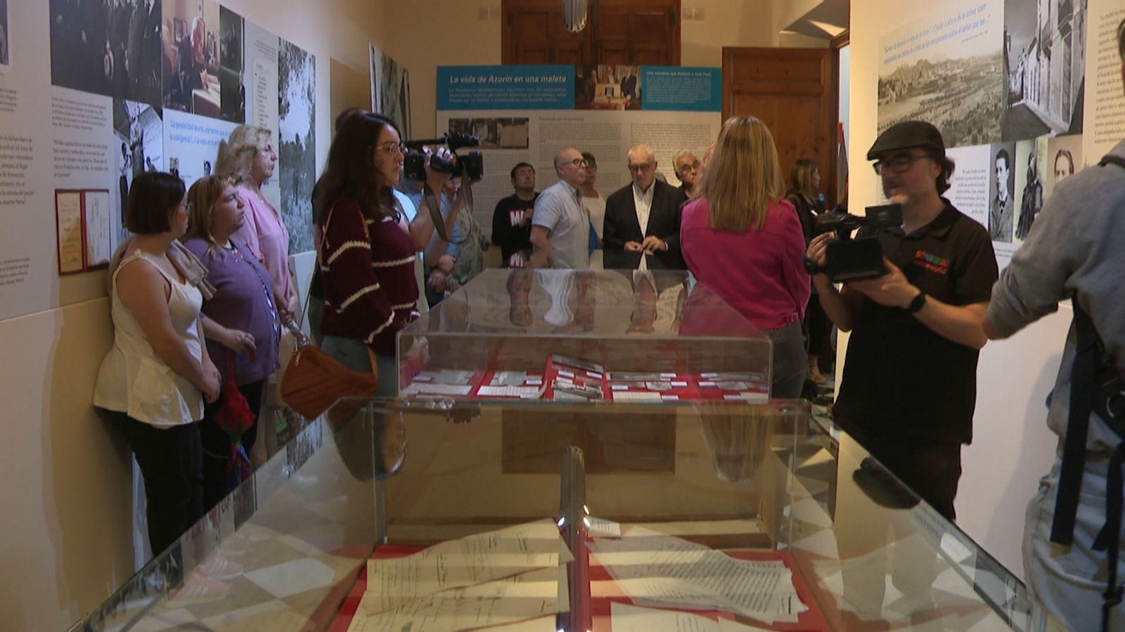 Exposició de documents inèdits d'Azorín