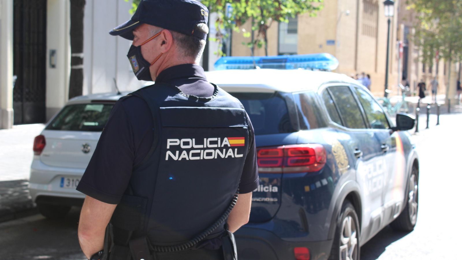 Imatge d'arxiu d'un policia nacional