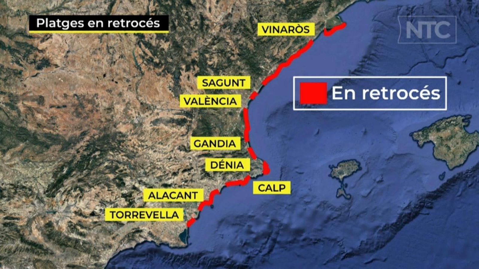 VÍDEO | La regressió de les platges valencianes